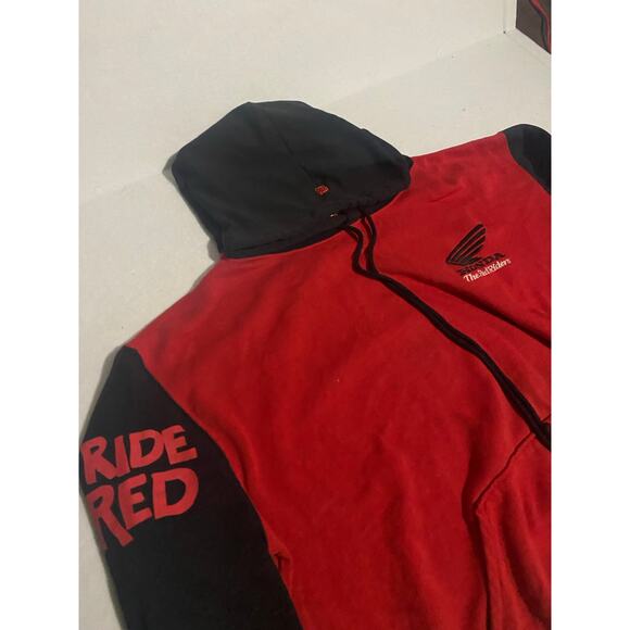 Vintage Honda Racing Red Riders Hoodie - Picture 3 of 7